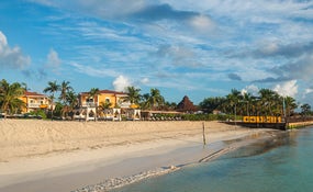 Hotel's beach